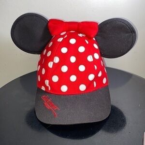 Disney Parks Minnie Mouse SnapBack Hat With Ears